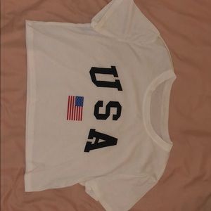 USA crop top